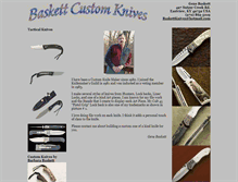 Tablet Screenshot of baskettknives.com
